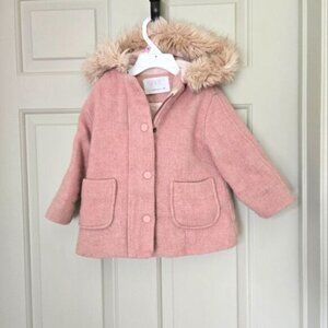 Zara Peacoat Toddler Girls